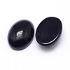 K9 Glass Cabochons Oval Flat Back Cabochons X-GGLA-L002B-02-1