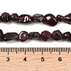 Natural Garnet Nuggets Beads Strands G-J335-32-4