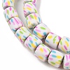 Handmade Polymer Clay Beads Strand CLAY-Z002-01H-2