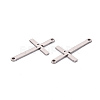 Non-Tarnish 201 Stainless Steel Link Connectors X-STAS-S110-087P-2