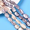 Natural Baroque Keshi Pearl Beads Strands PEAR-S020-D13-1