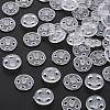 Transparent Resin Snap Fasteners BUTT-N018-008-01-2