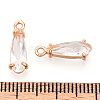 Faceted Glass Pendants GLAA-T010-004J-3