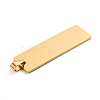 Ion Plating(IP) 304 Stainless Steel Pendants STAS-D142-01C-G-2