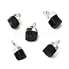 Natural Black Tourmaline Pendants G-G977-02S-01-1