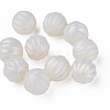 Spray Painted Acrylic Beads LS-MACR-T037-01G-2