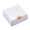 Marble Pattern Foldable Creative Kraft Paper Box CON-CJ0001-05-5