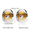 304 Stainless Steel Stud Earrings WGFD6CE-03-1