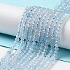 Natural Aquamarine Beads Strands G-J400-B01-01-2