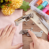 Iron Sewing Machine Presser Foot with Screws FIND-WH0110-601-2