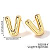 Brass Stud Earrings UV9543-22-1