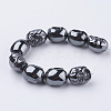 Non-magnetic Synthetic Hematite Beads Strands G-P341-32-16x21mm-2