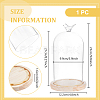Glass Dome Cover DIY-WH0504-317C-2