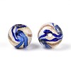 Handmade Gold Sand Lampwork Beads LAMP-T024-11B-2