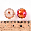 Opaque UV Plating Acrylic Beads OACR-I015-26-3