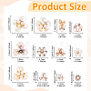 24Pcs 12 Styles Alloy Decorate Use for DIY the Bag or Hair Accessories FIND-YW0009-59-3