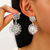 304 Stainless Steel Dangle Stud Earrings FS-WG82045-10-1