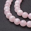 Natural Rose Quartz Beads Strands X-G-G099-F12mm-15-3
