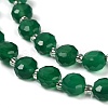Natural Green Onyx Agate(Dyed & Heated) Beads Strands G-B153-B04-4