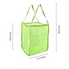 2Pcs 2 Colors Polyester Mesh Beach Bag ABAG-SZ0001-18B-2