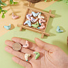 14Pcs 7 Colors Handmade Porcelain Beads PORC-TA0001-18-7