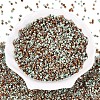 Opaque Picasso Cylinder Glass Beads SEED-Q039-06A-13-2