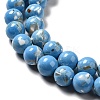 Synthetic Turquoise and Sea Shell Assembled Beads Strands G-D482-01B-04-4