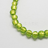 Handmade Silver Foil Glass Beads FOIL-R054-12mm-16-2
