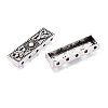 Tibetan Style Alloy Multi-Strand Links PALLOY-0234-AS-1-RS-1