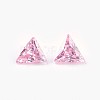 Cubic Zirconia Pointed Back Cabochons ZIRC-WH0001-A02-1