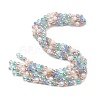 Electroplate Glass Beads Strands EGLA-D300-06-8mm-06-1