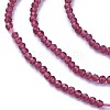 Faceted Glass Beads Strands G-F619-09D-2mm-3