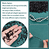 1600Pcs 4 Styles Glass Twisted Bugle Beads SEED-PH0002-09A-4