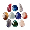 Dyed & Heated Natural Agate Pendants G-G065-03J-1
