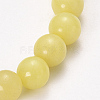 Natural Lemon Jade Beaded Stretch Bracelets BJEW-Q692-07-8mm-2