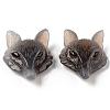 Natural Grey Agate Pendants G-R478-005D-1