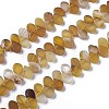 Dyed Natural Agate Beads Strands G-F595-A02-1