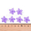 Frosted Acrylic Bead Caps X-MACR-S371-05A-747-4