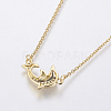 Stainless Steel Pendant Necklaces NJEW-I106-06G-3