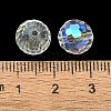 AB Color Plated Glass Beads EGLA-P059-02B-AB-4