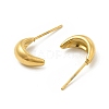 304 Stainless Steel Stud Earing for Women Men EJEW-P216-01G-2