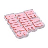 Reading Theme Printed Acrylic Pendants OACR-E042-02E-2