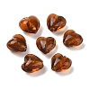 Handmade Silver Foil Glass Beads FOIL-R050-12x8mm-13-1