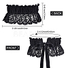 Polyester Bowknot Wide Elastic Corset Belts AJEW-WH0248-31B-2