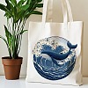 Canvas Women's Tote Bags ABAG-WH0056-002-6