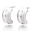 Alloy Enamel Stud Earring EJEW-N012-06P-1