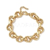 304 Stainless Steel Rolo Chain Bracelets for Women BJEW-S176-01G-B-4