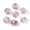 Handmade Foil Lampwork Beads LAMP-T021-33A-1