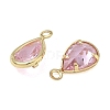 Brass Pave Cubic Zirconia Charms CU-CBABEB3-04G-02-2