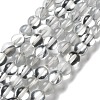 Synthetic Moonstone Beads Strands G-P528-J02-09-1